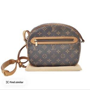 Louis Vuitton Tan and Brown Monogram Crossbody Bag